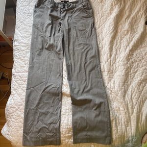 Plaid work pants